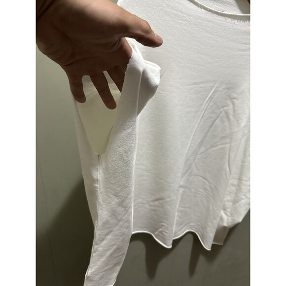 TuTu & Lilli Poncho Oversized Workout Shirt Pullover Shirt Womens Sz M/L Raw Hem - Picture 3 of 8